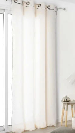 Rideau lin Léonard - Ecru - 135 x 260 cm