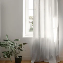 Rideau recyclé Heva - Blanc