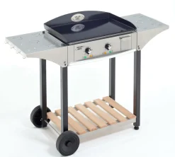ROLLER GRILL Ensemble Plancha 600x400 électrique + desserte