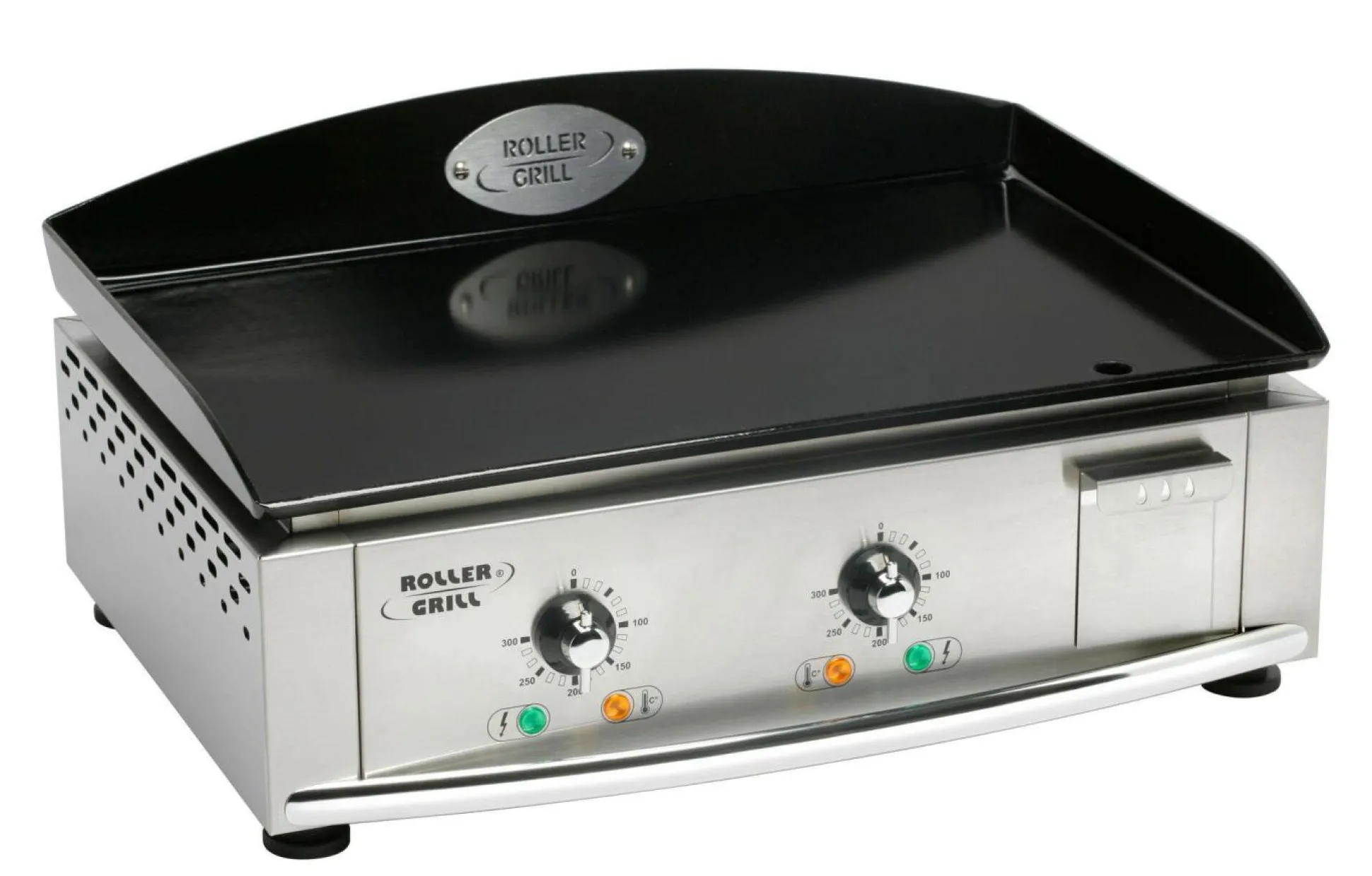 ROLLER GRILL Ensemble Plancha 600x400 électrique + desserte