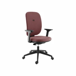 SOKOA Siége Alaia dossier tapissé avec accoudoirs - Lie de Vin