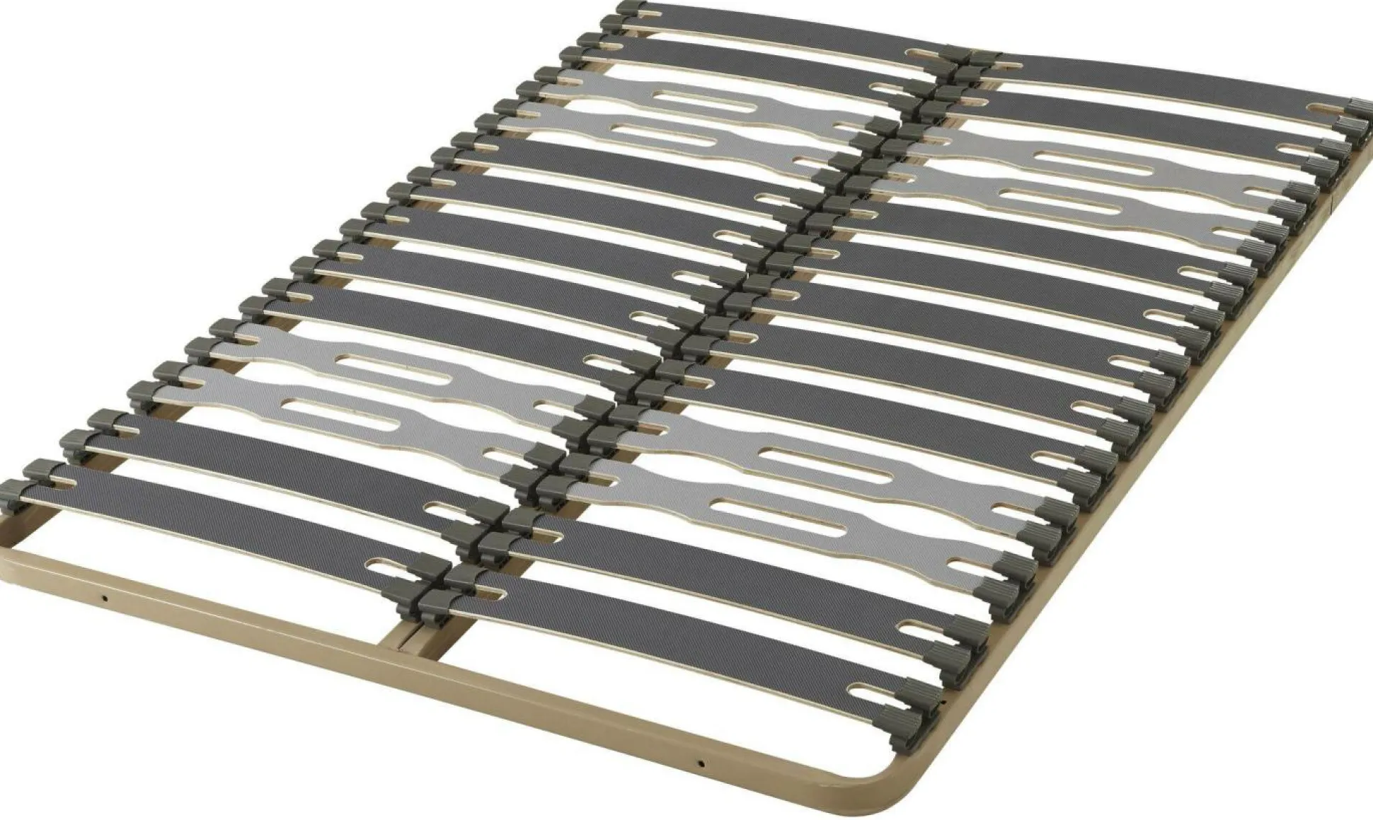 Sommier cadre à latte 5 zones de soutien Ethan - 140 x 200 cm