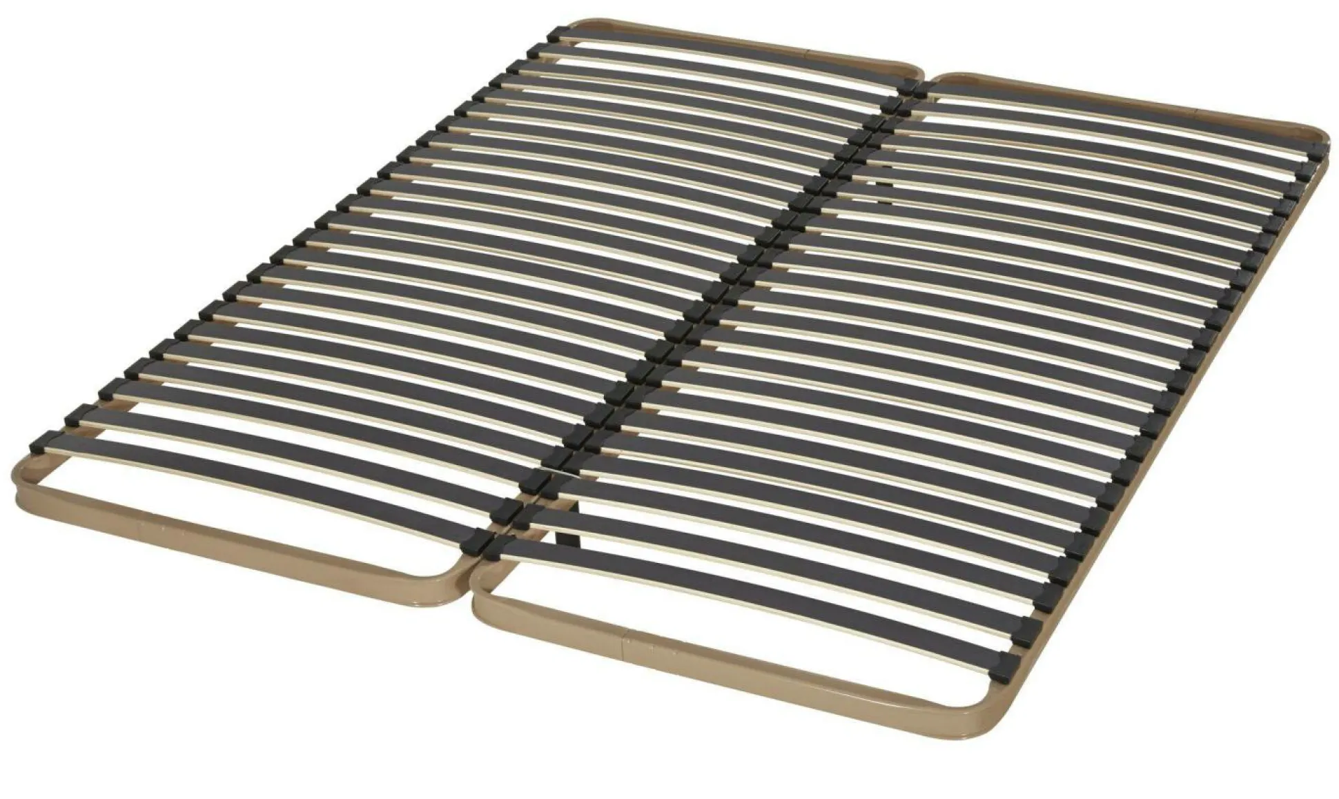 Sommier cadre à lattes Evy - 2 x 90 x 200 cm