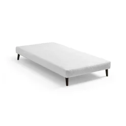 Sommier et pieds Zohra et Raphaël - Wengé - 80 x 200 cm