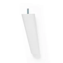 Sommier et pieds Zohra et Raphaël - Blanc - 80 x 200 cm