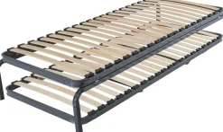 Sommier gigogne métallique à lattes - 80 x 190 cm