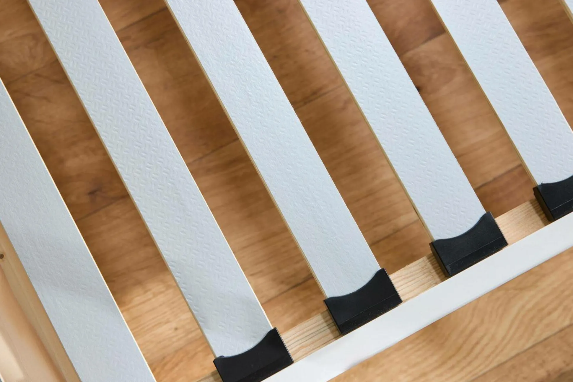 Sommier kit décor bois Elian - Chêne Clair - 90 x 190 cm