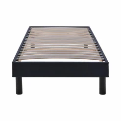 Sommier tapissier livré en kit Marleau - Bleu - 80 x 200 cm