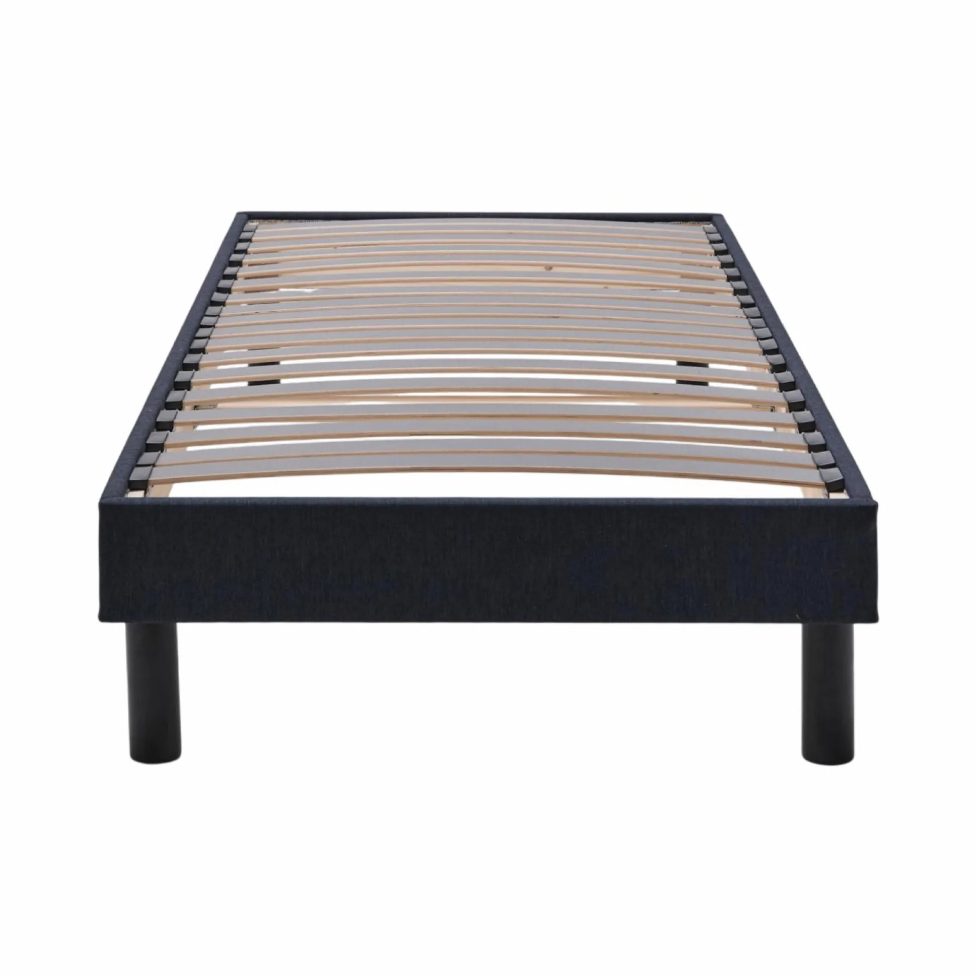 Sommier tapissier livré en kit Marleau - Bleu - 80 x 200 cm