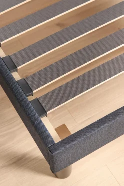 Sommier tapissier livré en kit Marleau - Bleu - 140 x 200 cm