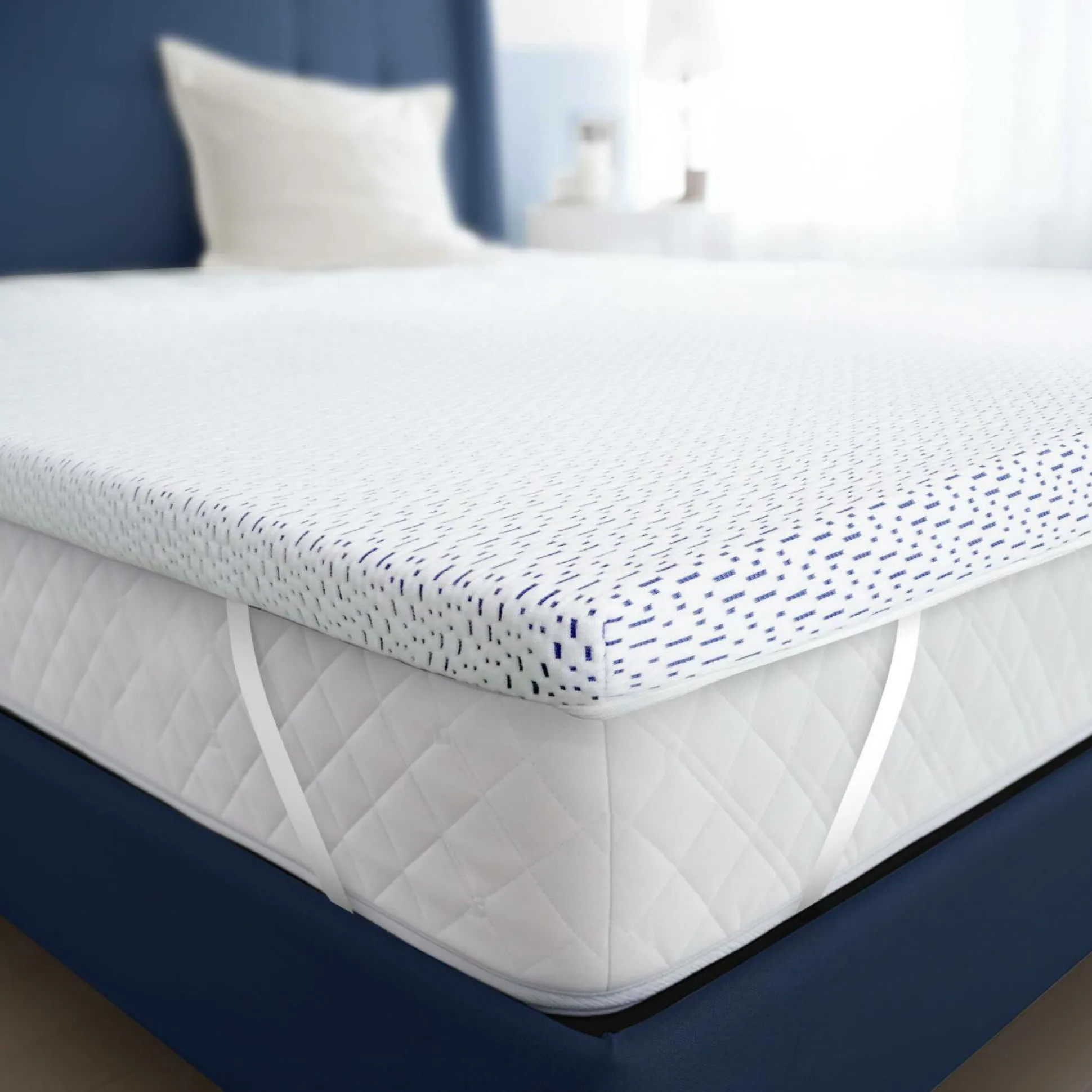 Surmatelas mousse à mémoire de forme Colas - 140 x 200 cm