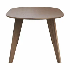 Table à manger ovale bois 6 personnes Lago - Noyer