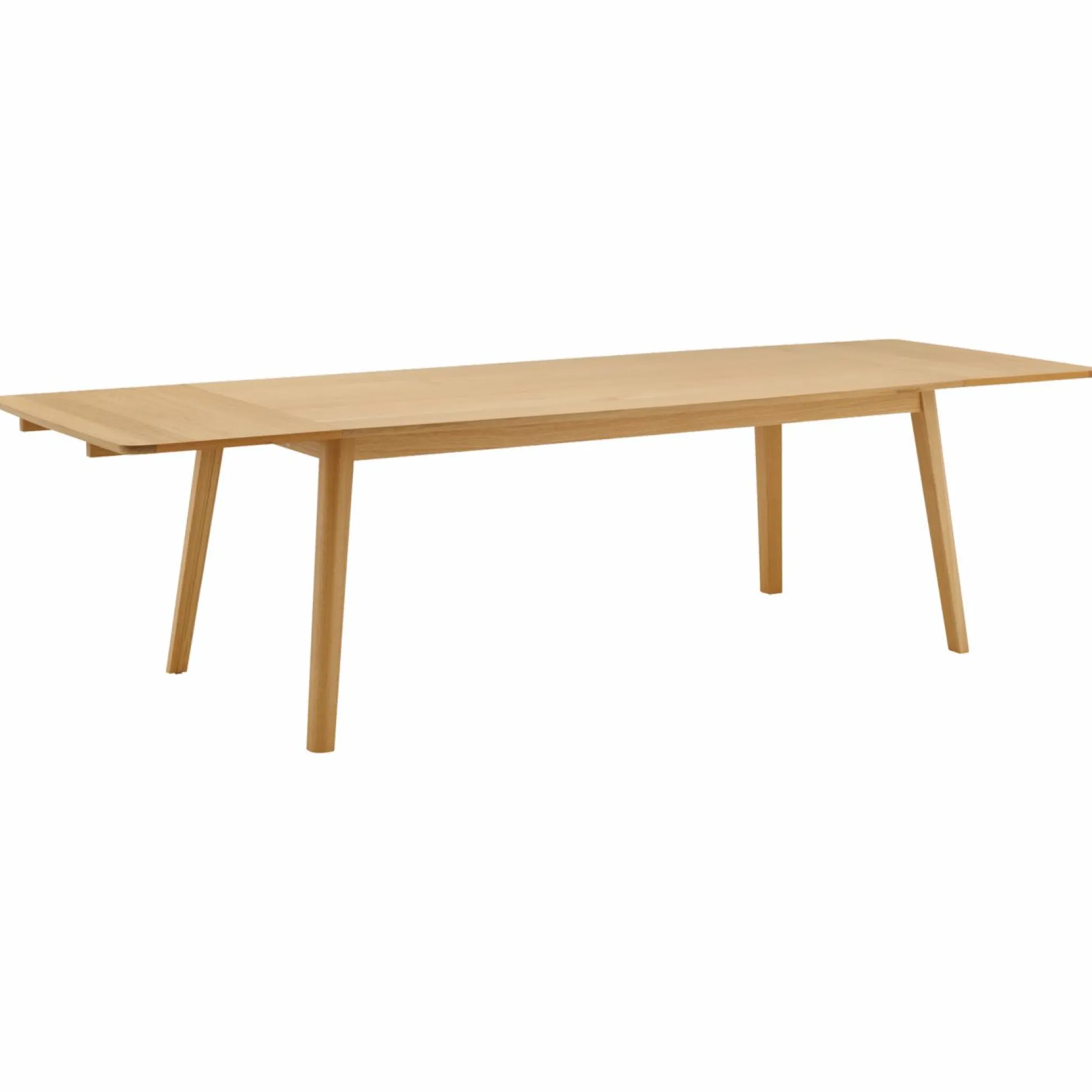 Table à manger rectangulaire bois avec rallonges en option Adèle - 150 x 85 cm