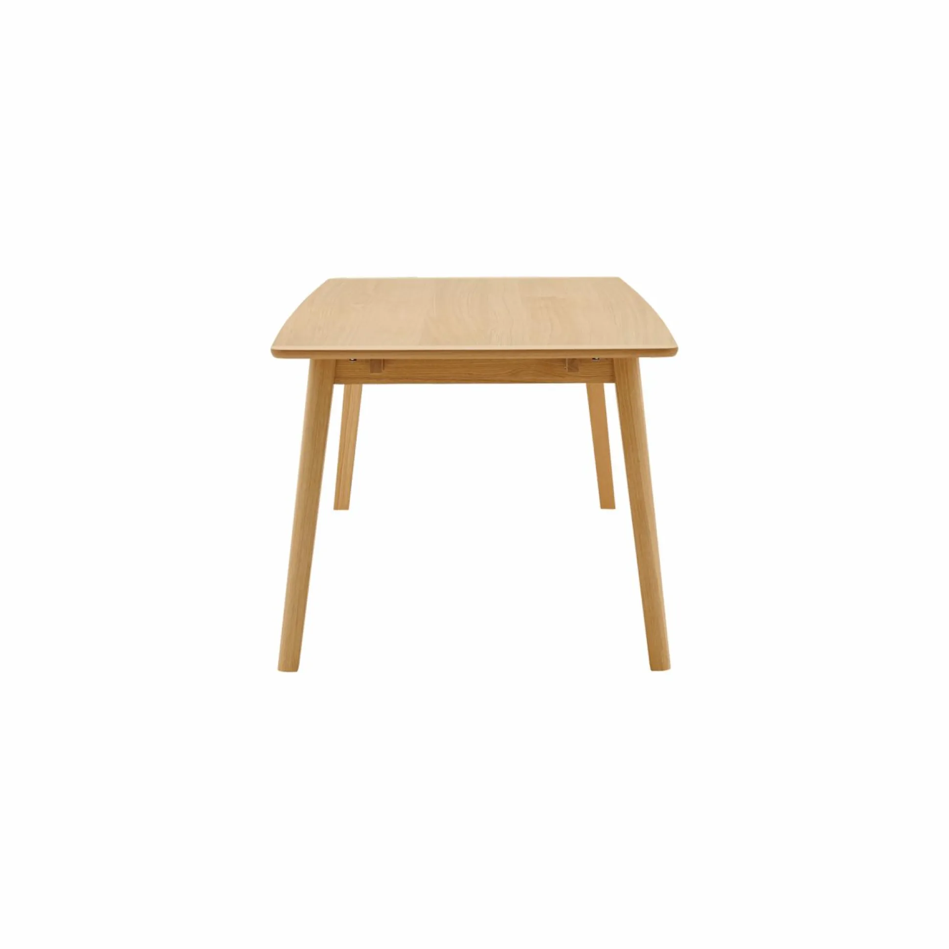 Table à manger rectangulaire bois avec rallonges en option Adèle - 200 x 98 cm