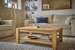 Table basse chêne massif Luminescence