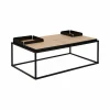 Table basse rectangulaire 5 plateaux Taline