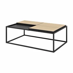 Table basse rectangulaire 4 plateaux Taline