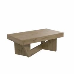 Table basse relevable décor bois Gabriela - Chêne naturel