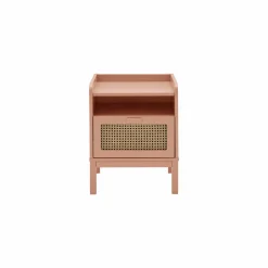 Table de chevet 1 tiroir Sam - Terracotta
