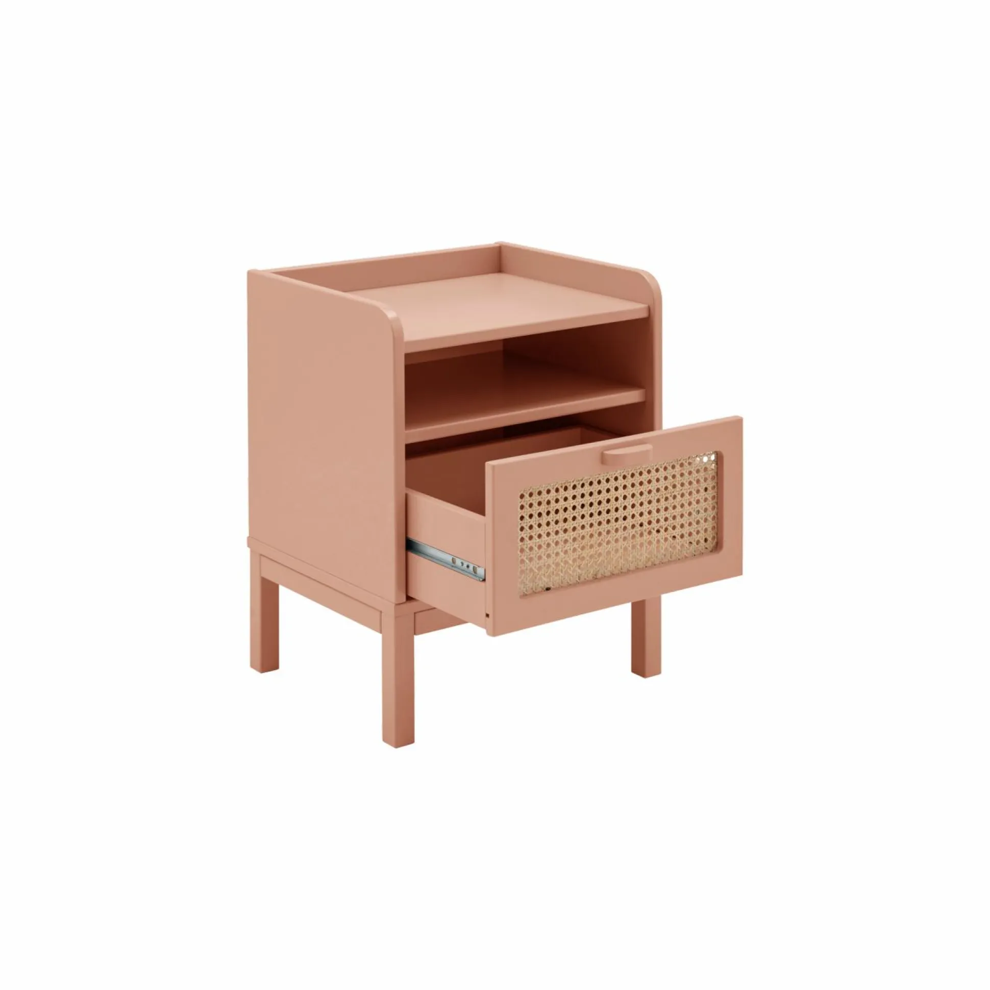 Table de chevet 1 tiroir Sam - Terracotta