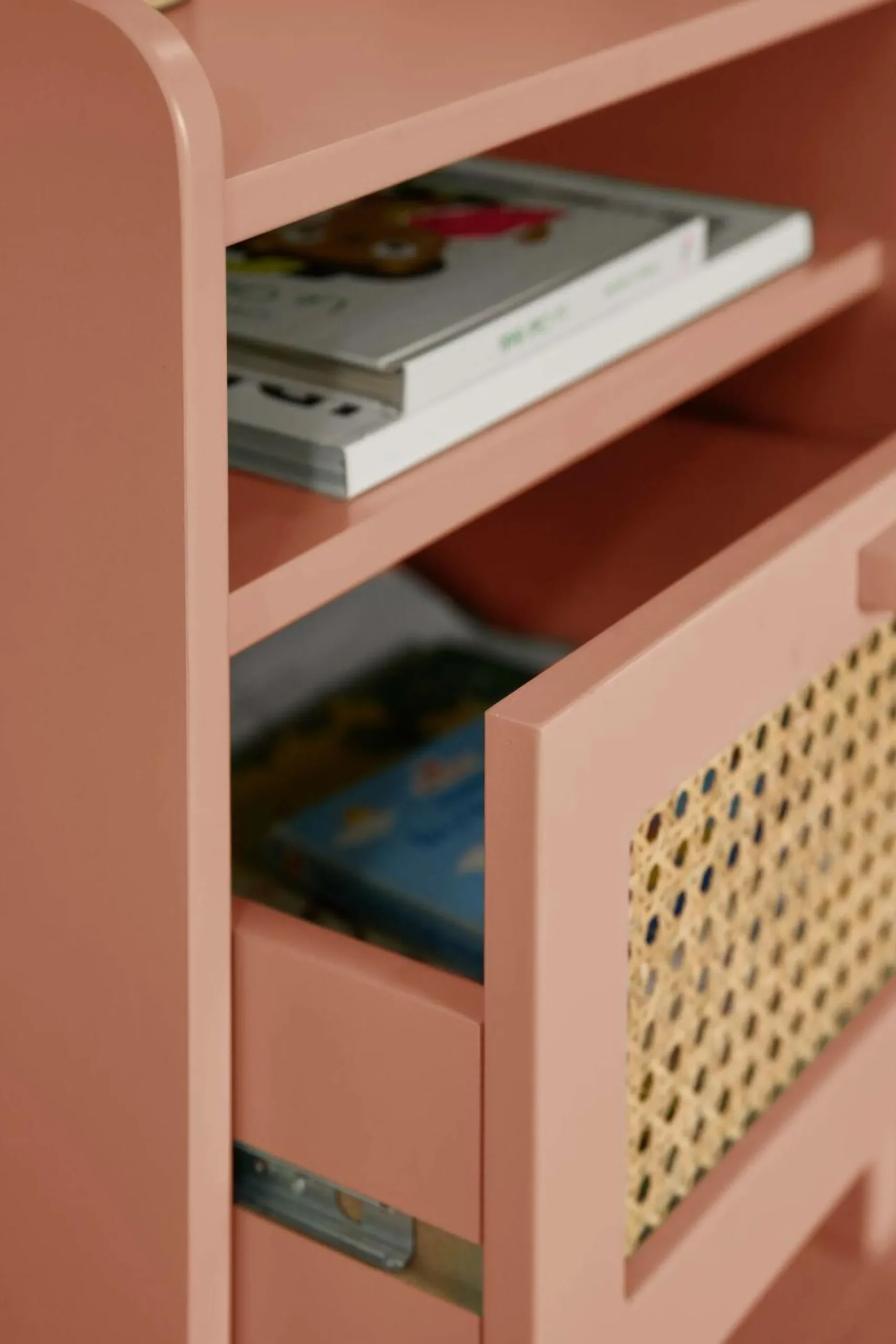 Table de chevet 1 tiroir Sam - Terracotta