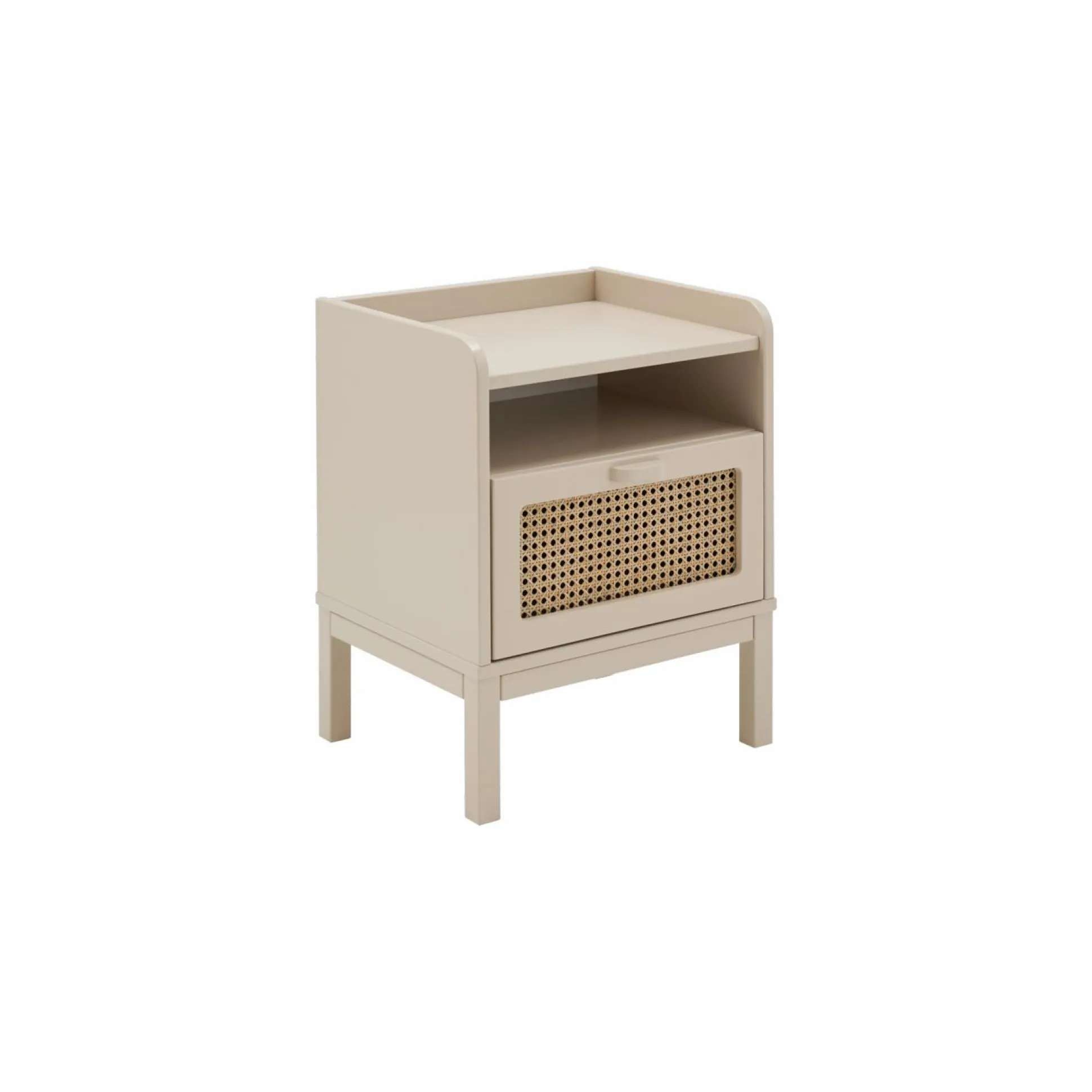 Table de chevet 1 tiroir Sam - Beige
