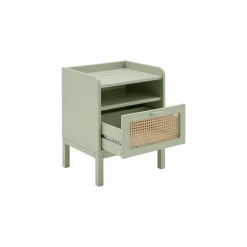 Table de chevet 1 tiroir Sam - Vert sauge