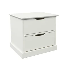 Table de chevet 2 tirois bois massif Théa