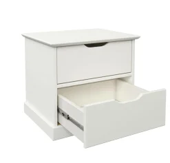 Table de chevet 2 tirois bois massif Théa