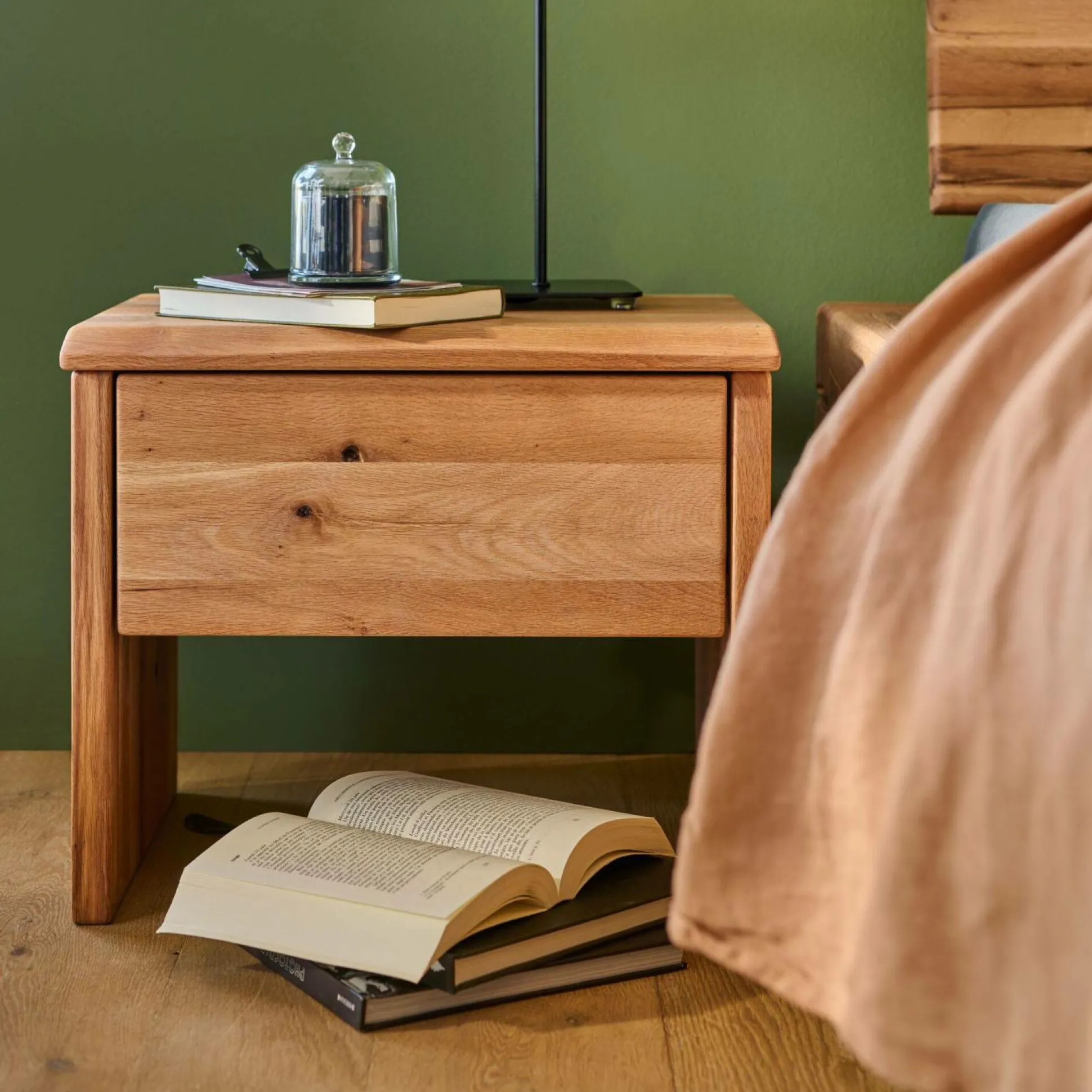 Table de chevet chêne massif Clément