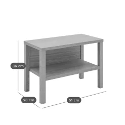 Table de chevet décor bois Simon