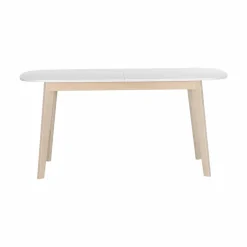 Table rectangulaire extensible Agatha CAMIF - Blanc
