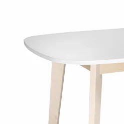 Table rectangulaire extensible Agatha CAMIF - Blanc