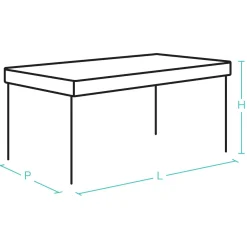 Table ronde à volets diam 115 Léonnie, chêne - 8 allonges