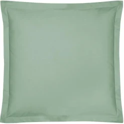 Taie coton bio Fil & Sens - Vert d'Eau - Taie d'oreiller 65 x 65 cm