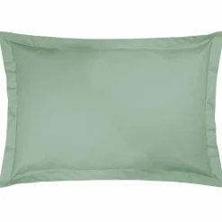 Taie coton bio Fil & Sens - Vert d'Eau - Taie d'oreiller 50 x 75 cm