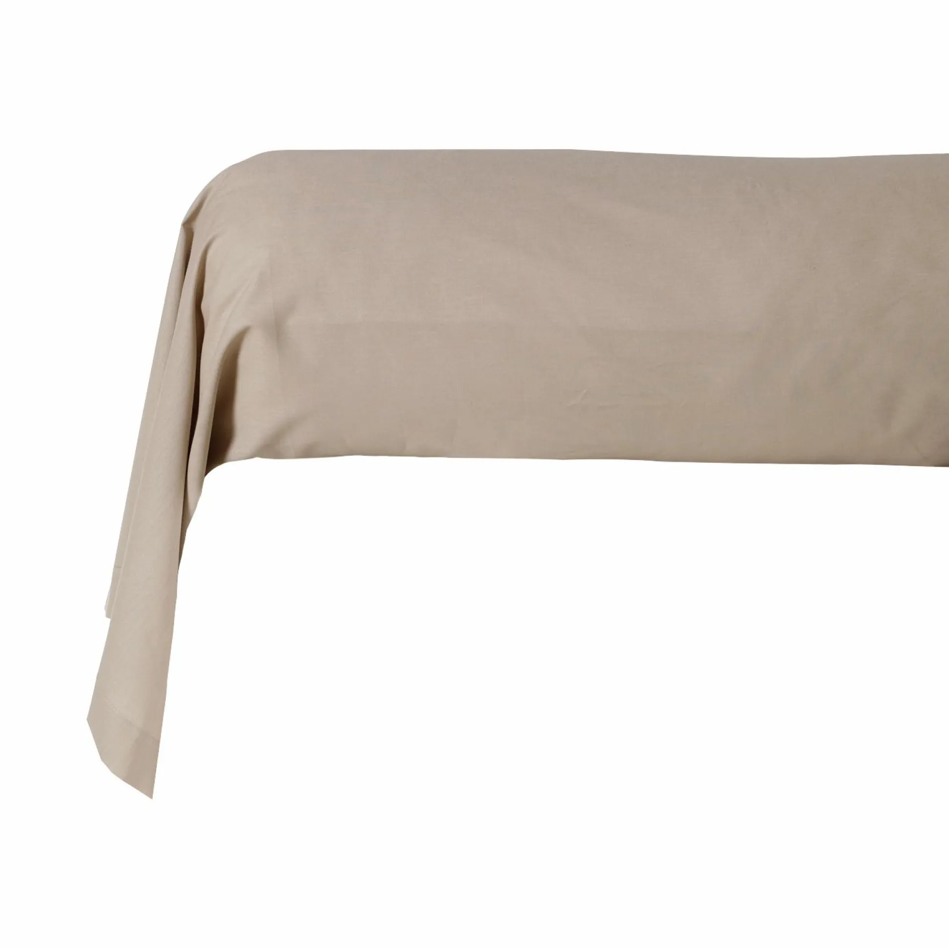 Taie de traversin coton bio Thaïs - Ficelle