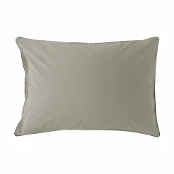 Taie d'oreiller coton bio Thaïs - Bronze - 50 x 70 cm