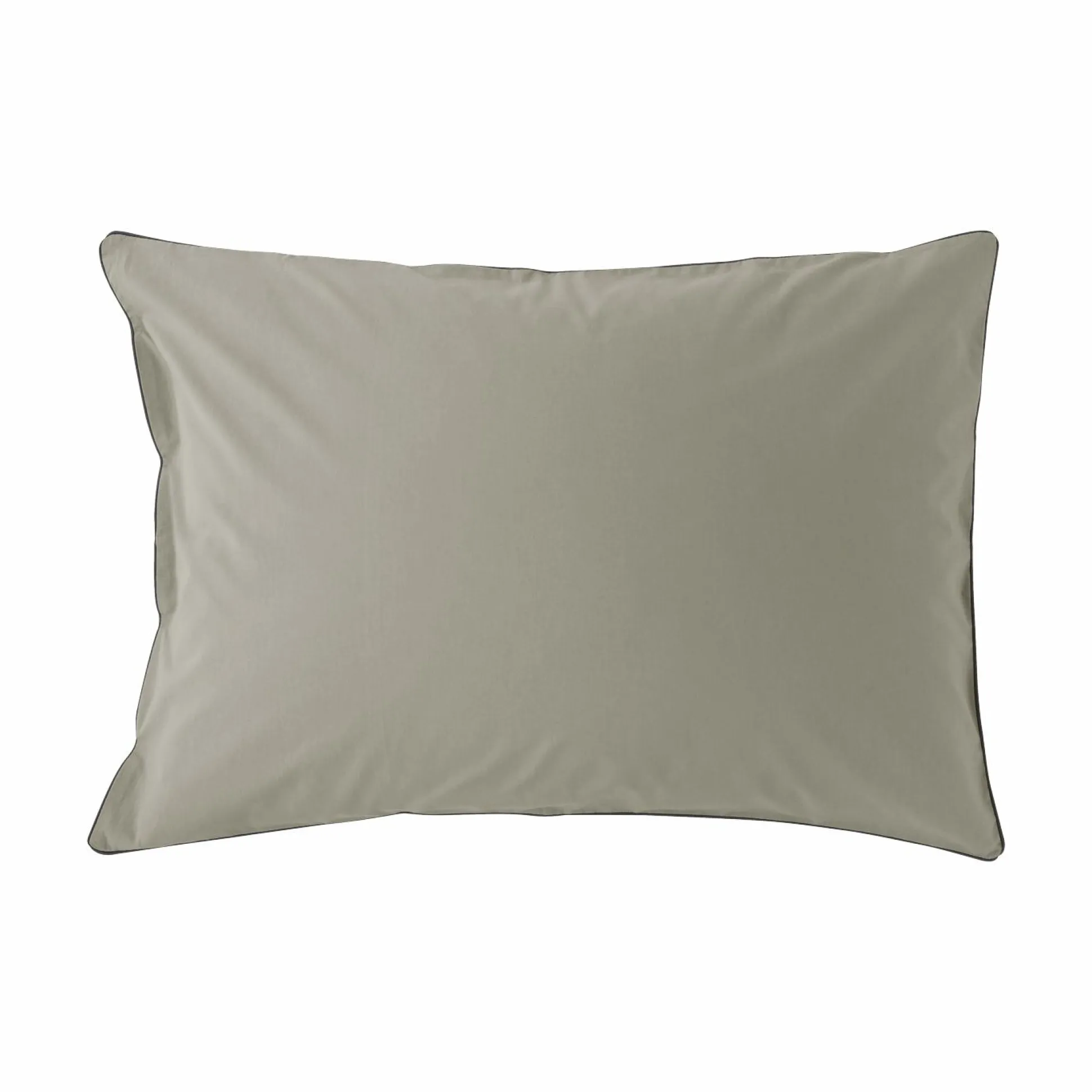 Taie d'oreiller coton bio Thaïs - Bronze - 50 x 70 cm