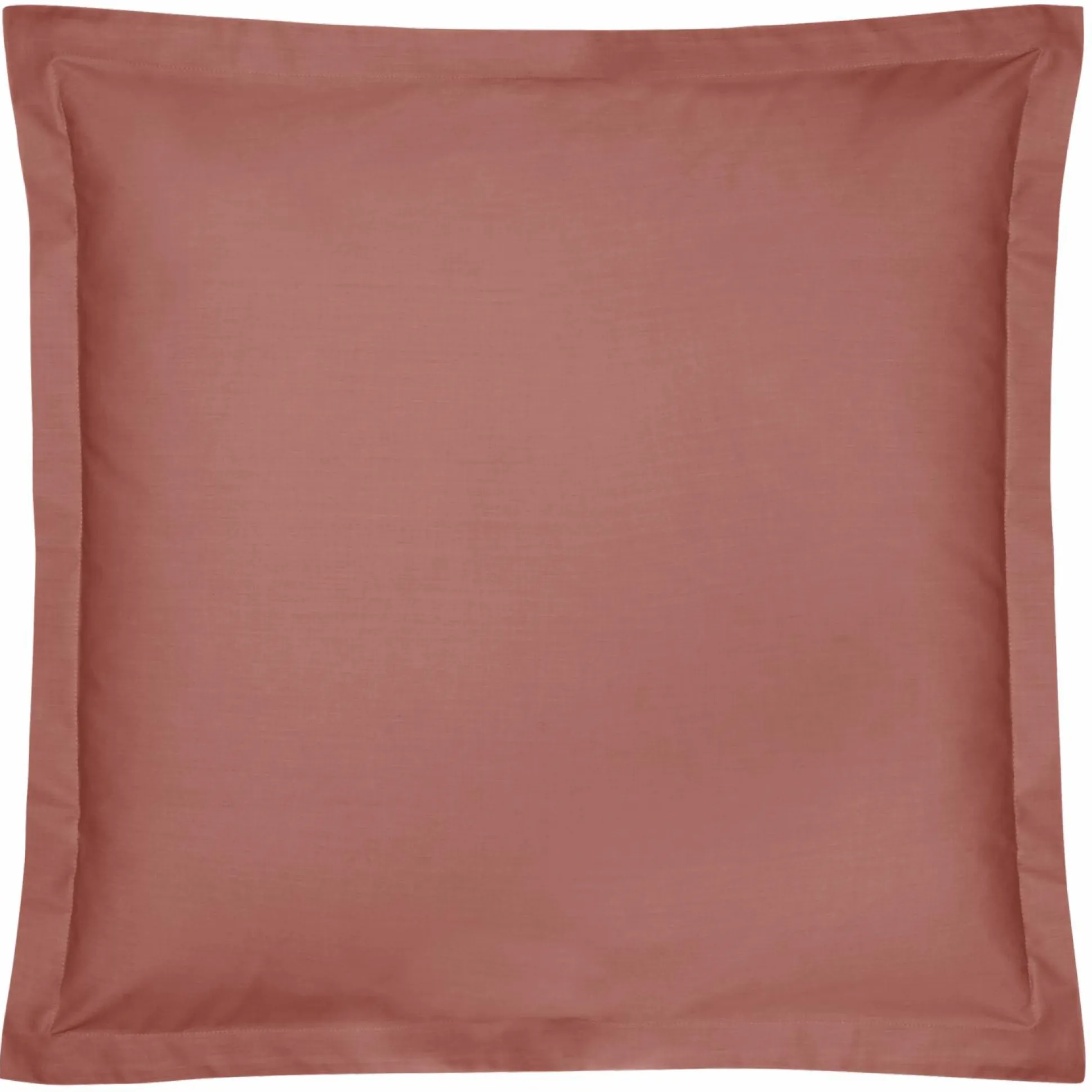 Taie d'oreiller coton bio Fil & Sens - Terracotta - Taie d'oreiller 65 x 65 cm