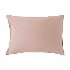 Taie d'oreiller coton bio Thaïs - Blush - 50 x 70 cm