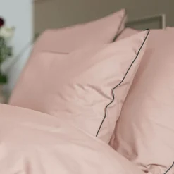 Taie d'oreiller coton bio Thaïs - Blush - 50 x 70 cm