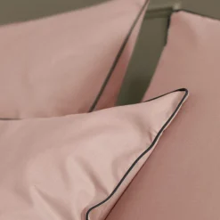 Taie d'oreiller coton bio Thaïs - Blush - 50 x 70 cm