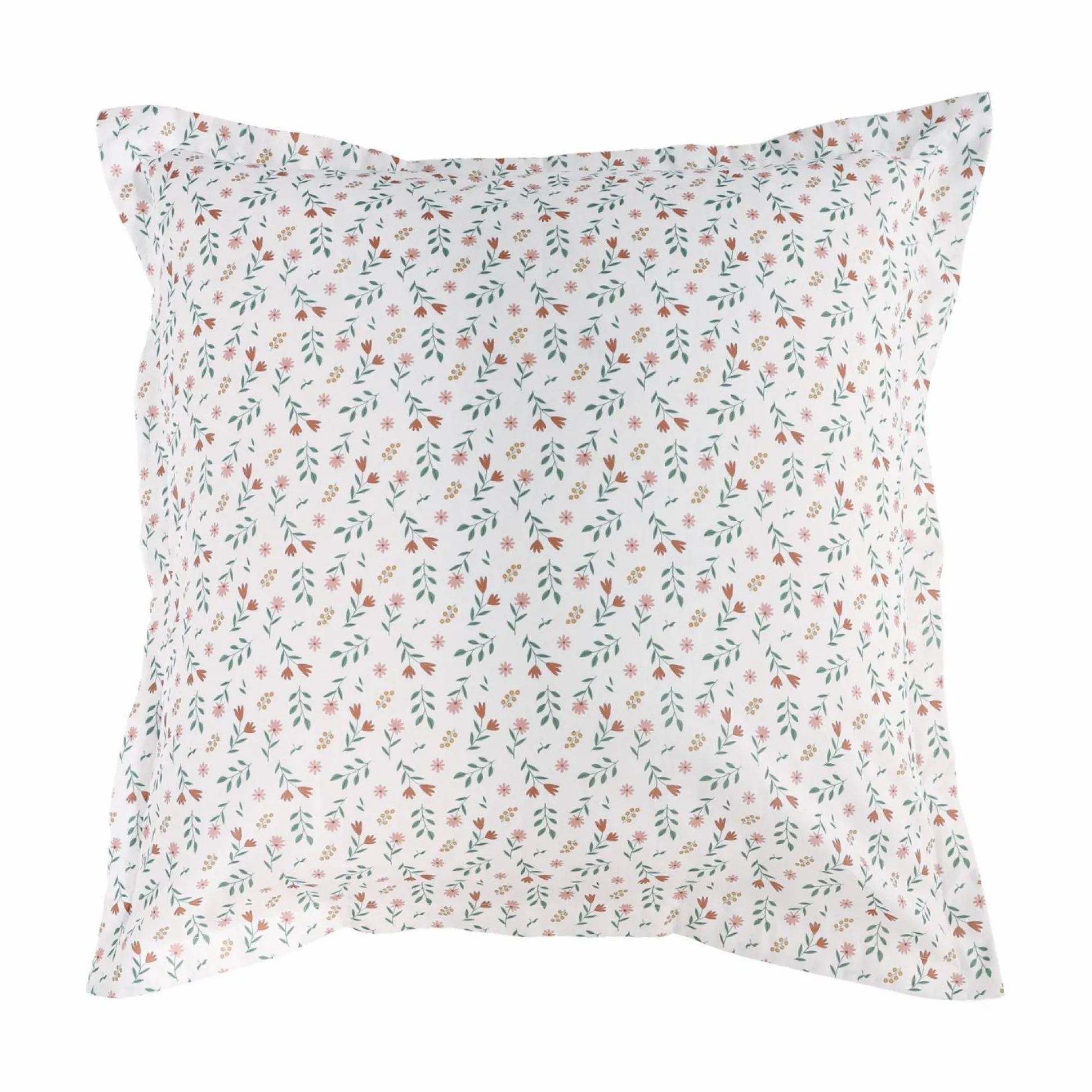 Taie d'oreiller coton bio Verlaine - Blanc - 65 x 65 cm