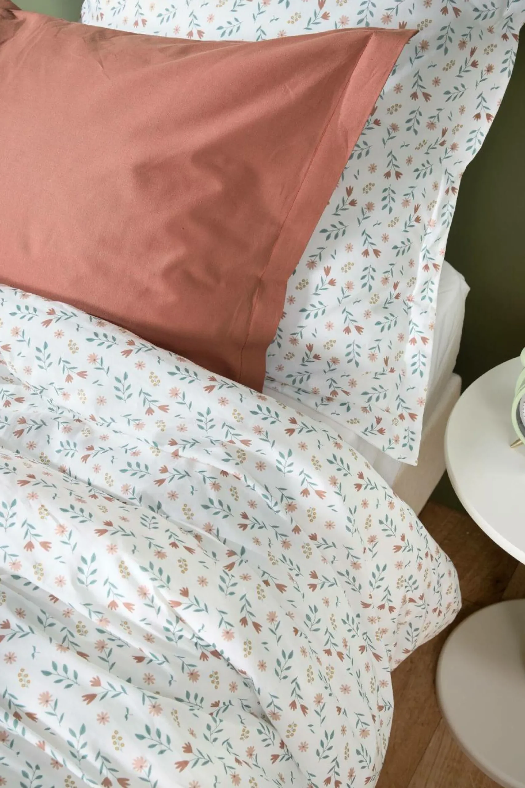 Taie d'oreiller coton bio Verlaine - Blanc - 65 x 65 cm