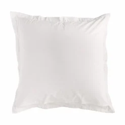 Taie d'oreiller coton bio Verlaine - Blanc - 65 x 65 cm
