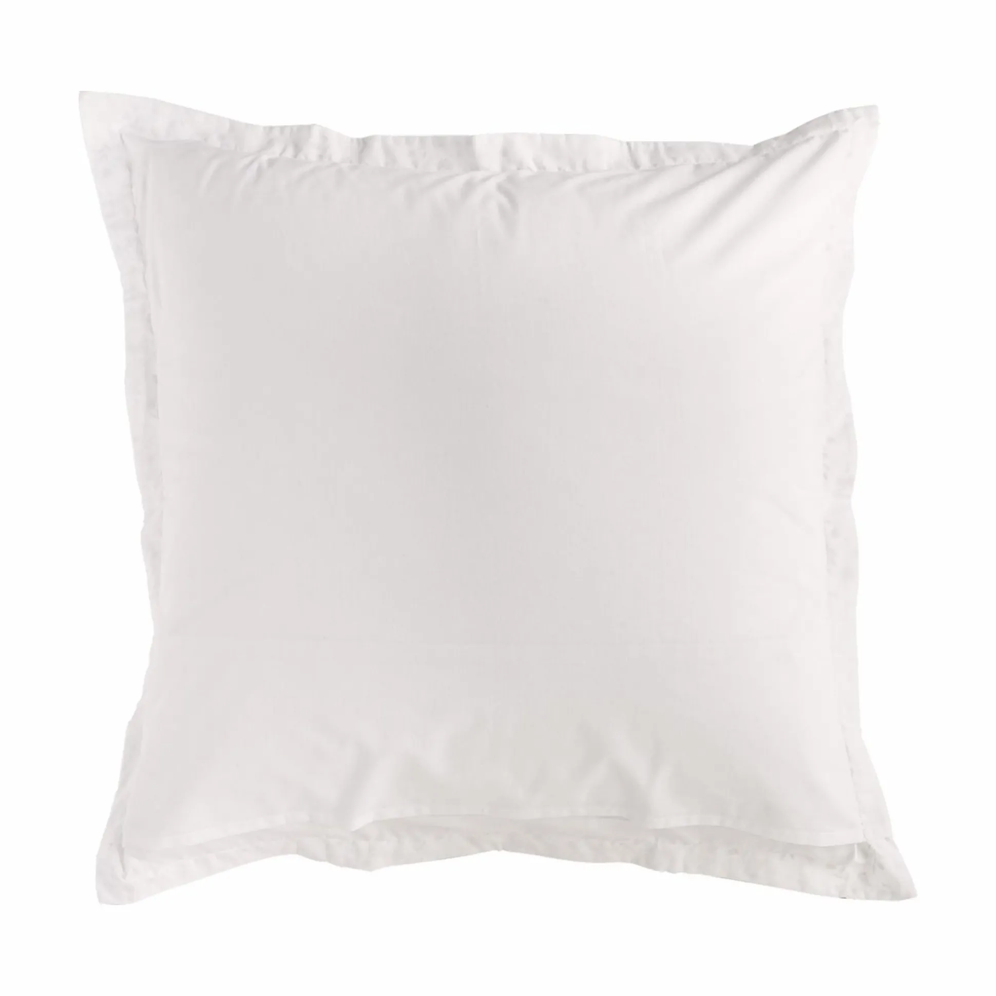 Taie d'oreiller coton bio Verlaine - Blanc - 65 x 65 cm