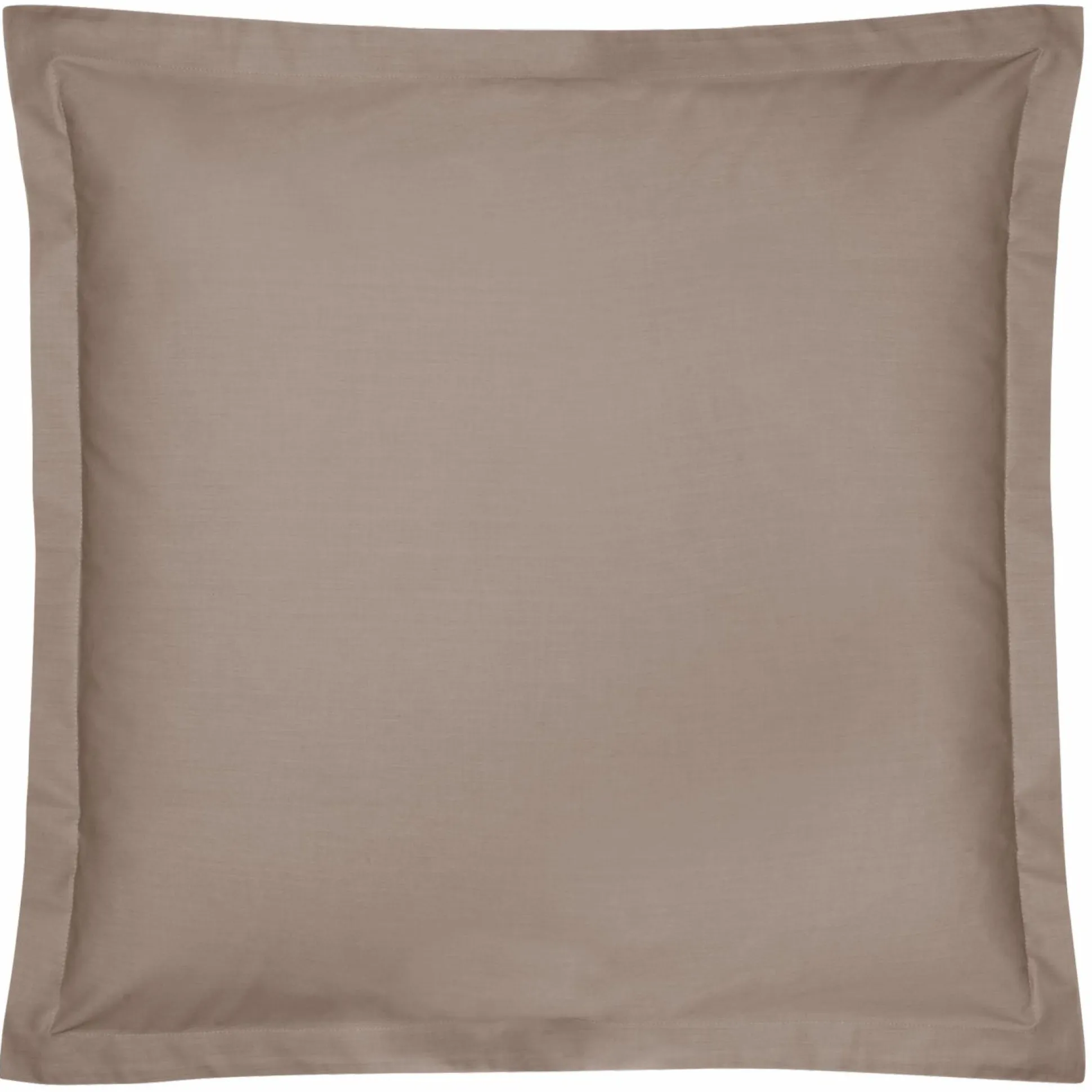 Taie d'oreiller coton bio Fil & Sens - Taupe - Taie d'oreiller 65 x 65 cm