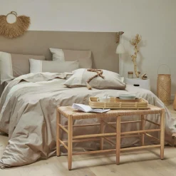 Taie d'oreiller coton bio Rhea - Taie d'oreiller 50 x 70 cm