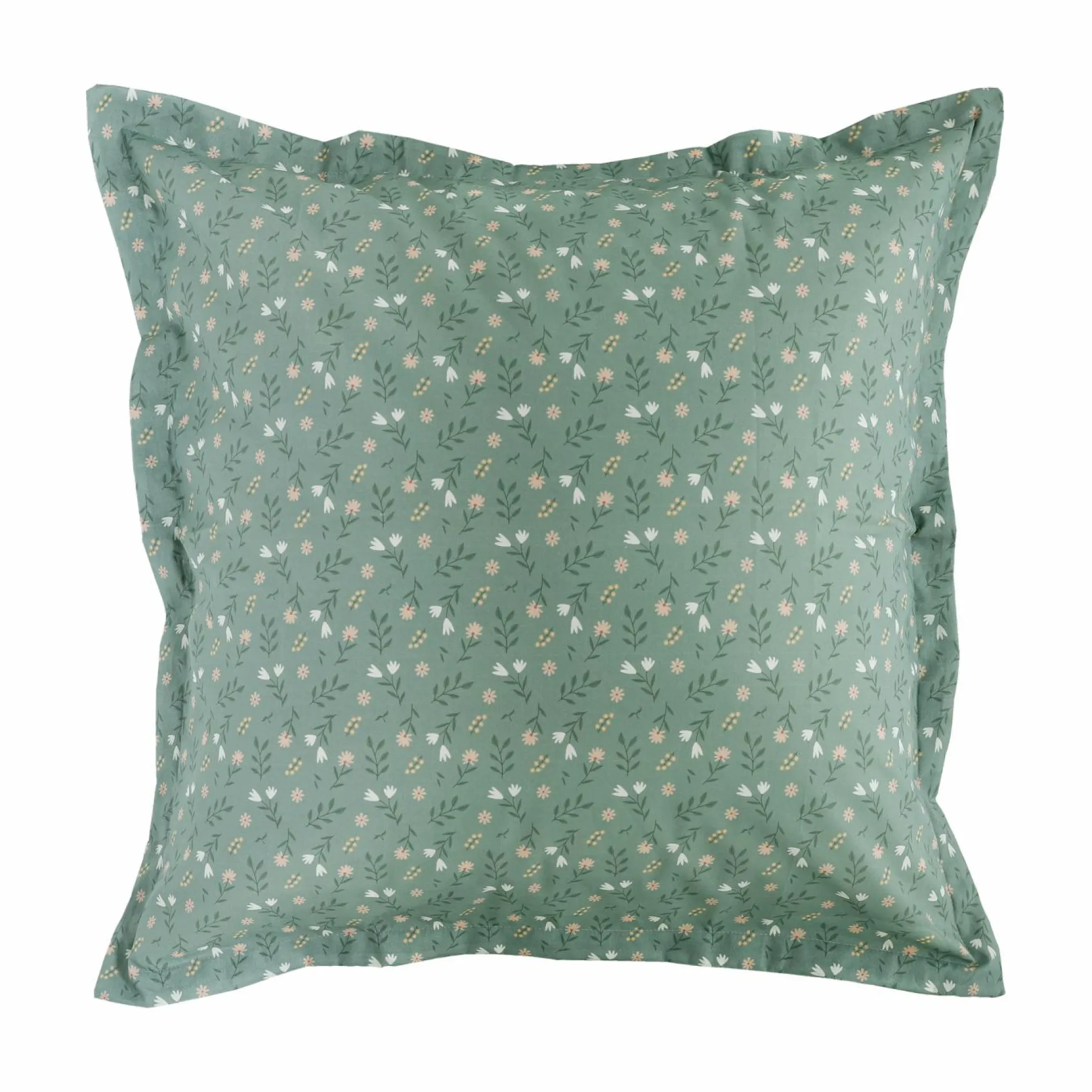 Taie d'oreiller coton bio Verlaine - Céladon - 65 x 65 cm